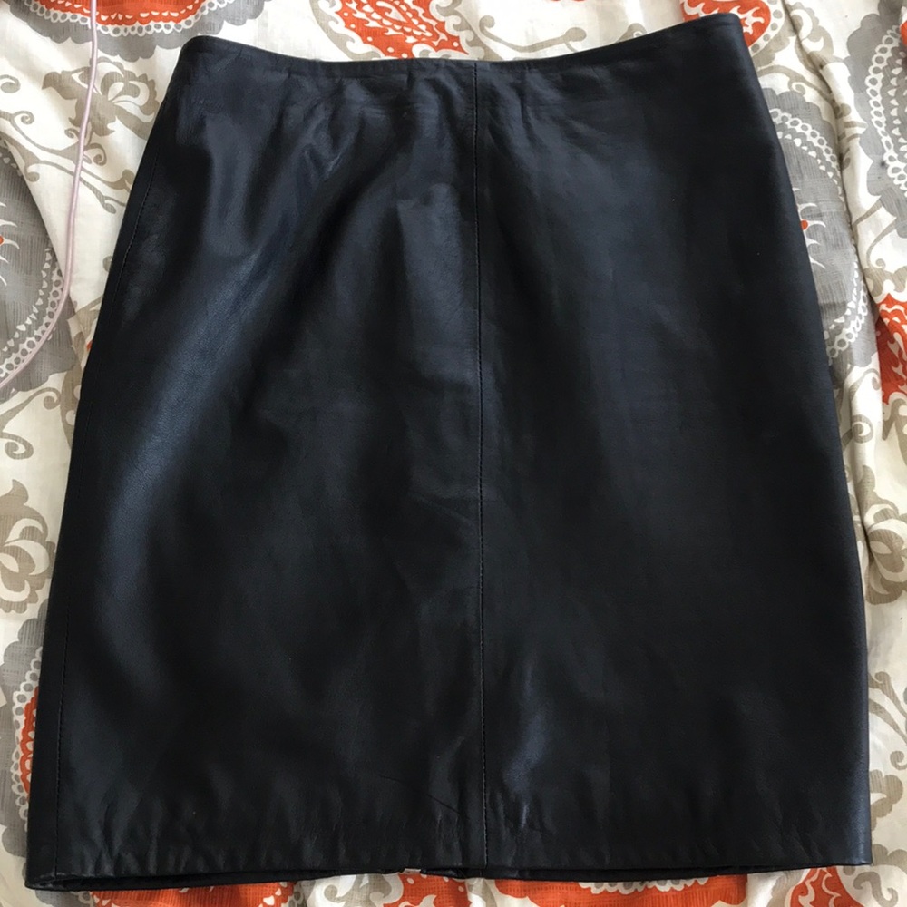 All saints leather skirt US size 8